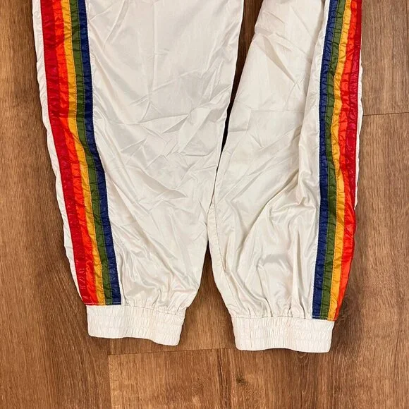 NWOT Aviator Nation 5 Stripe Dresden White Tracksuit Set Sz M